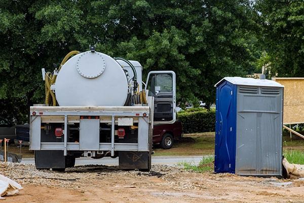 CleanFlow Sanitation team members preparing for delivery